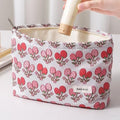 Strawberry Print Cosmetic Bag - DippedShop Wholesale - #7747