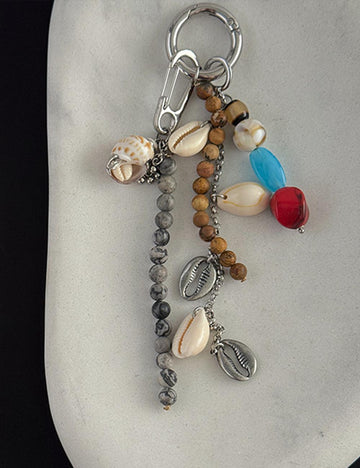 Beach Beaded Tassel Charm - DippedShop Wholesale - #8979