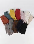 Solid Thermal Knit Gloves - DippedShop Wholesale - #7155