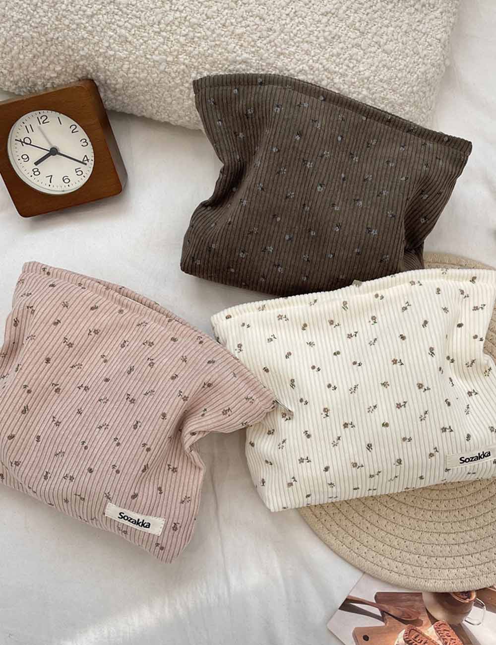 Floral Makeup Bag - DippedShop Wholesale - #7555