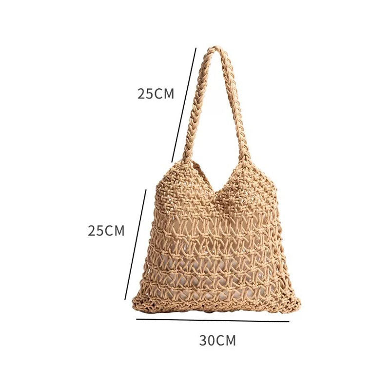 Casual Hand-Woven Shoulder Bag - DippedShop Wholesale - #9267