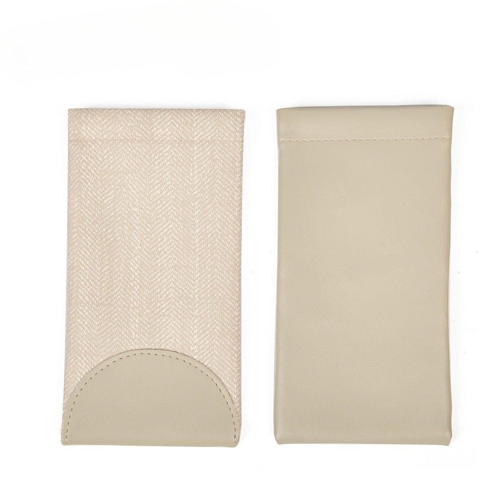 Soft Leather Sunglasses Case - DippedShop Wholesale - #6563