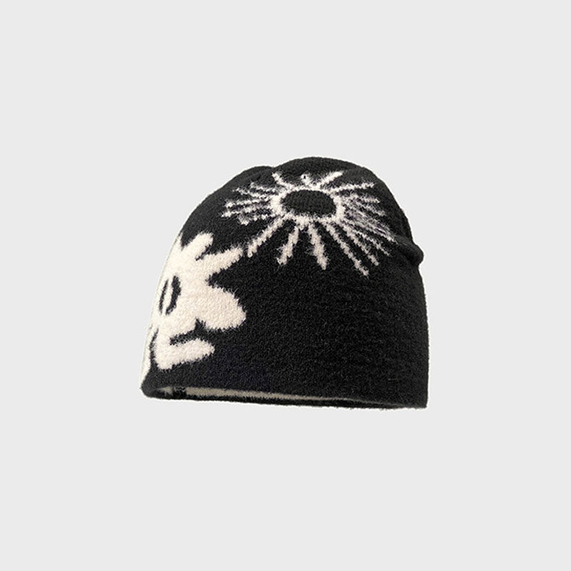 Winter Soft Jacquard Warm Knit Beanie Hat DP25G731