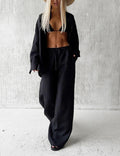 Solid Casual Shirt Pant Set - DippedShop Wholesale - #7315