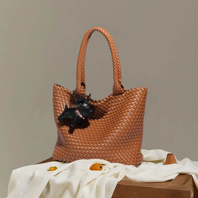 Vintage Woven Tote Bag - DippedShop Wholesale - #7875