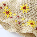Flower Crochet Beach Hat - DippedShop Wholesale - #7475