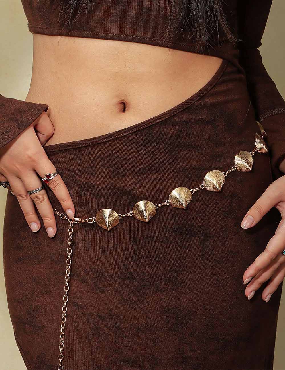 Sexy Oval Shell Gold Plated Wa - DippedShop Wholesale - #4371