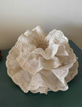 Lace Embroidery Hair Scrunchie - DippedShop Wholesale - #0899