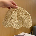 Elegant 3D-Florall Crochet Hollow Out Knit Beanie MK2CK6W6HAT68