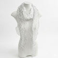 Elegant Mesh Polka Dots Lace Silk Scarf MK2BLW6W6NSI82