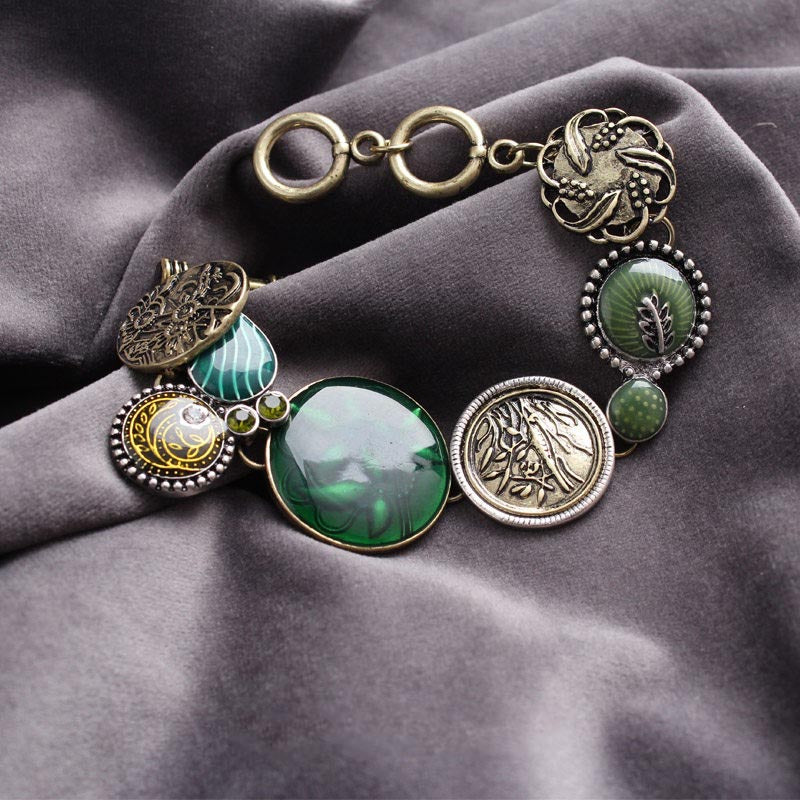 Vintage Botanical Bracelet - DippedShop Wholesale - #9059