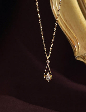 Minimalist Teardrop CZ Choker - DippedShop Wholesale - #3475
