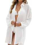 Casual Lapel Long Sleeve Shirt - DippedShop Wholesale - #0211