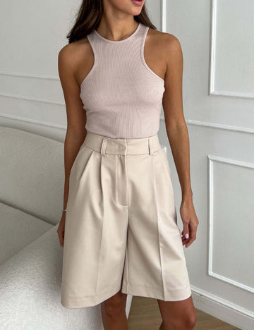 Casual Loose Stright Leg Suit Shorts DP25C461