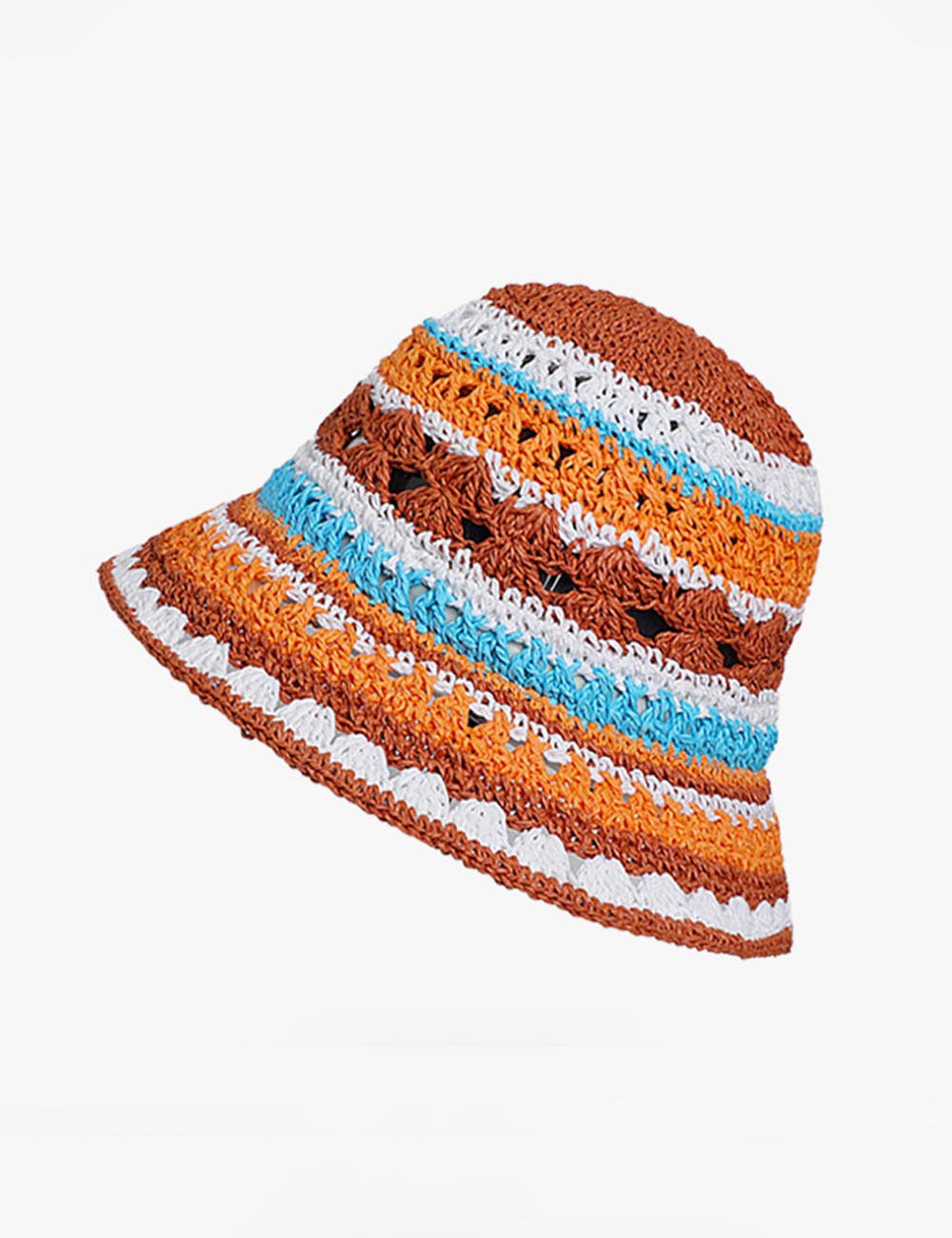 Color Block Striped Knit Hat - DippedShop Wholesale - #6579