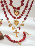 Acrylic Heart Choker Necklace - DippedShop Wholesale - #7219