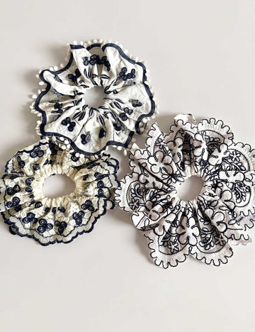 Boho Floral Hair Scrunchie - DippedShop Wholesale - #1187