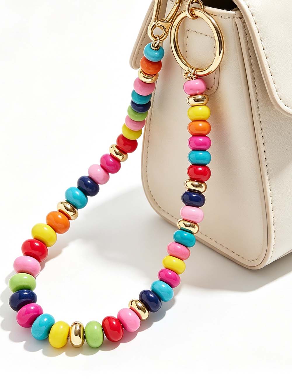 Natural Crystal Beaded Charm - DippedShop Wholesale - #8595