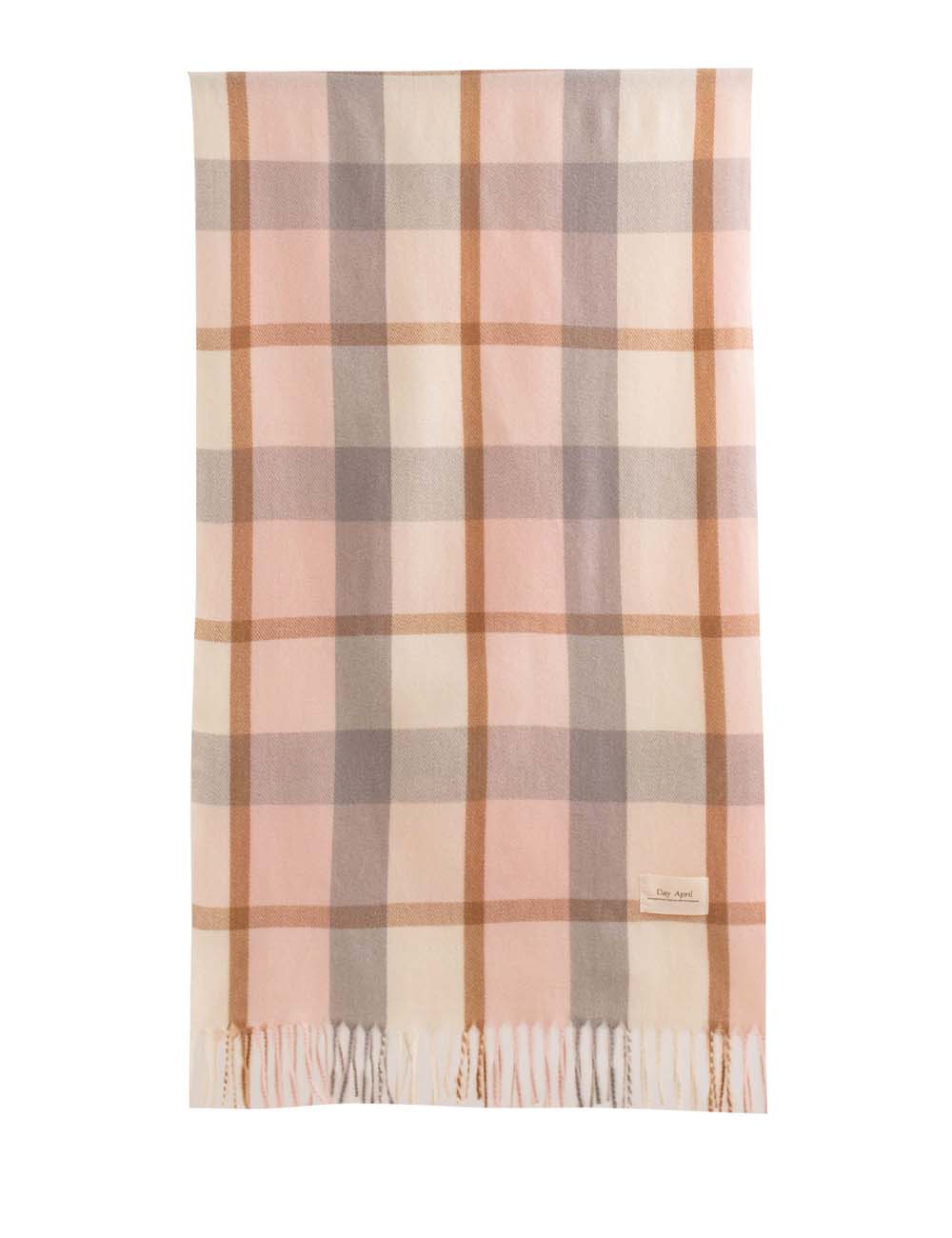 Vintage Plaid Wool Scarf - DippedShop Wholesale - #9427
