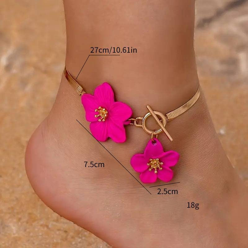 Boho Big Flower Beach Chian An - DippedShop Wholesale - #8627