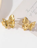 Gold Butterfly Hair Claw - DippedShop Wholesale - #1971