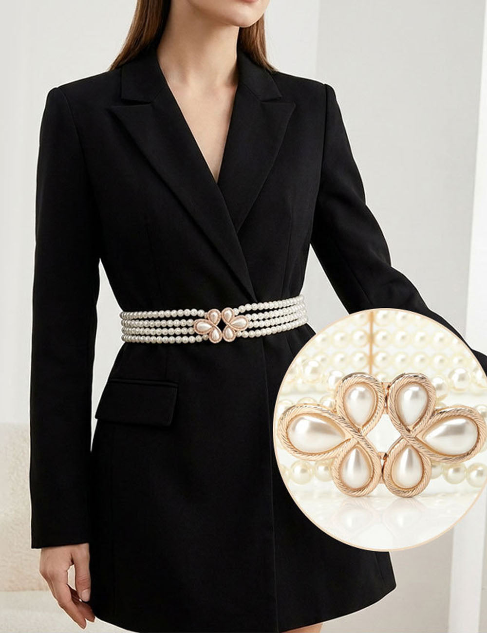 Minimalist Pearl Beaded Rhines - DippedShop Wholesale - #3075