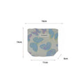 Butterfly Embossed Portable Travel Coametic Bag MK2BW6W10BOB405