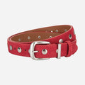 Punk Style Studded Pink Buckle Leather Belt MK2LEEP6W6JBT35