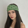 Polka Dot No Slip Headband - DippedShop Wholesale - #2131