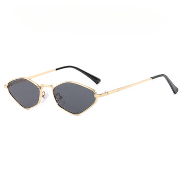Simple Diamond Frame Metal Sunglasses DP25B606