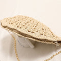 Shell Shaped Woven Crossbody Bag - DippedShop Wholesale - #3571