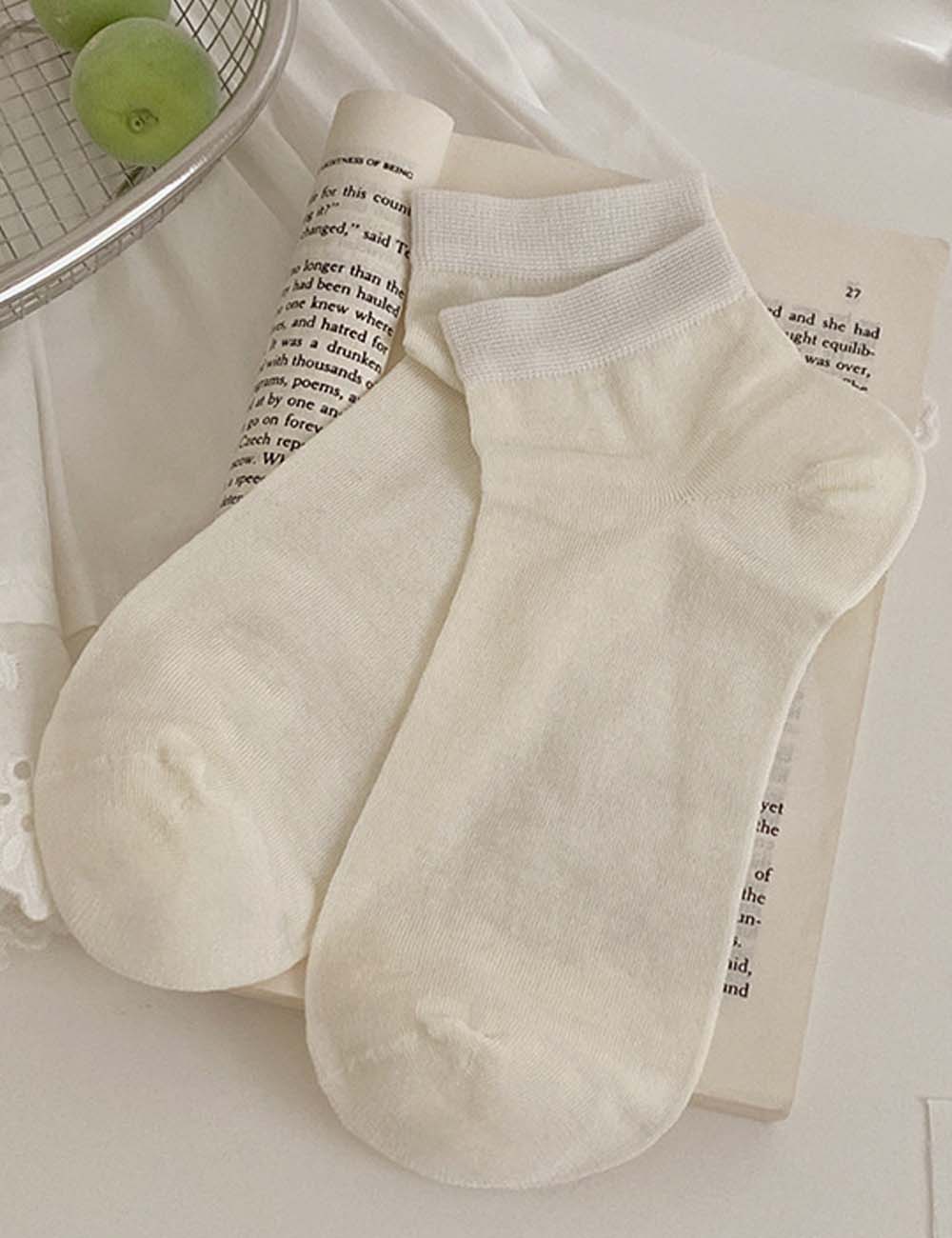 Solid Ankle Socks - DippedShop Wholesale - #7859