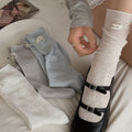 Minimalist Solid Crew Socks - DippedShop Wholesale - #9907