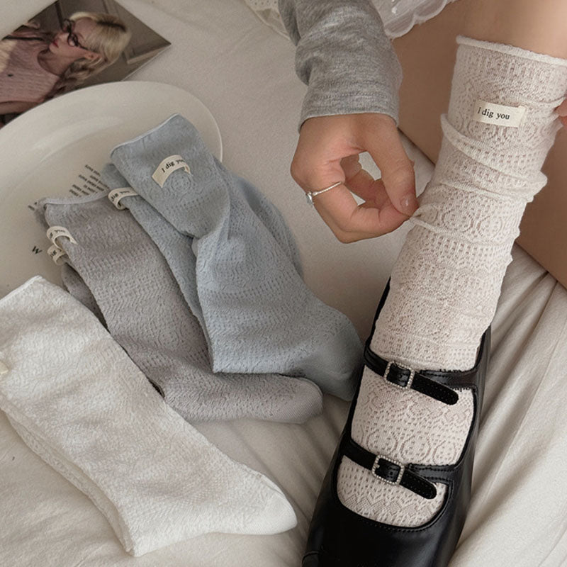 Minimalist Solid Crew Socks - DippedShop Wholesale - #9907