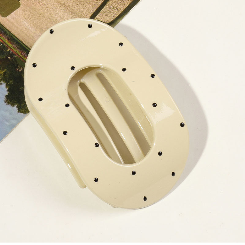Polka Dot Hair Claw Clip - DippedShop Wholesale - #2739