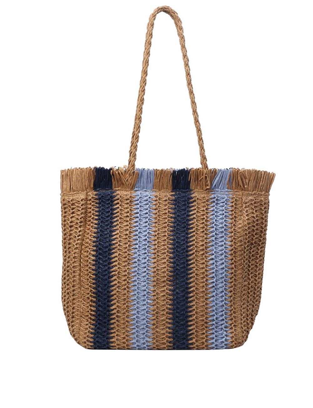 Vintage Color Block Tote - DippedShop Wholesale - #8259