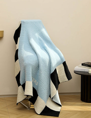 Retro Plaid Velvet Blanket - DippedShop Wholesale - #8467