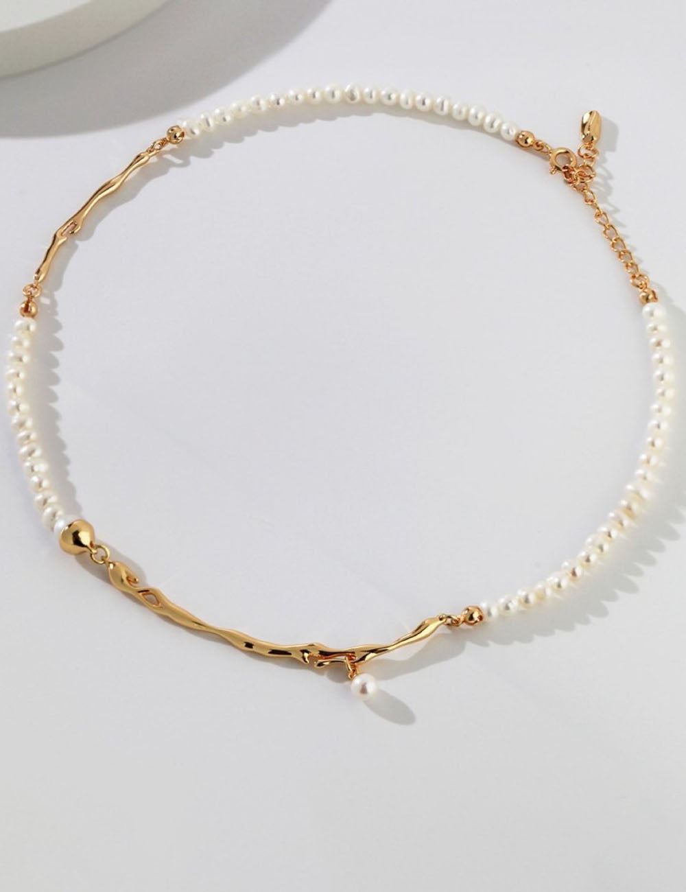 Pearl Chain Choker - DippedShop Wholesale - #3123