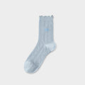 Bowknot Mesh Ruffle Socks - DippedShop Wholesale - #1475