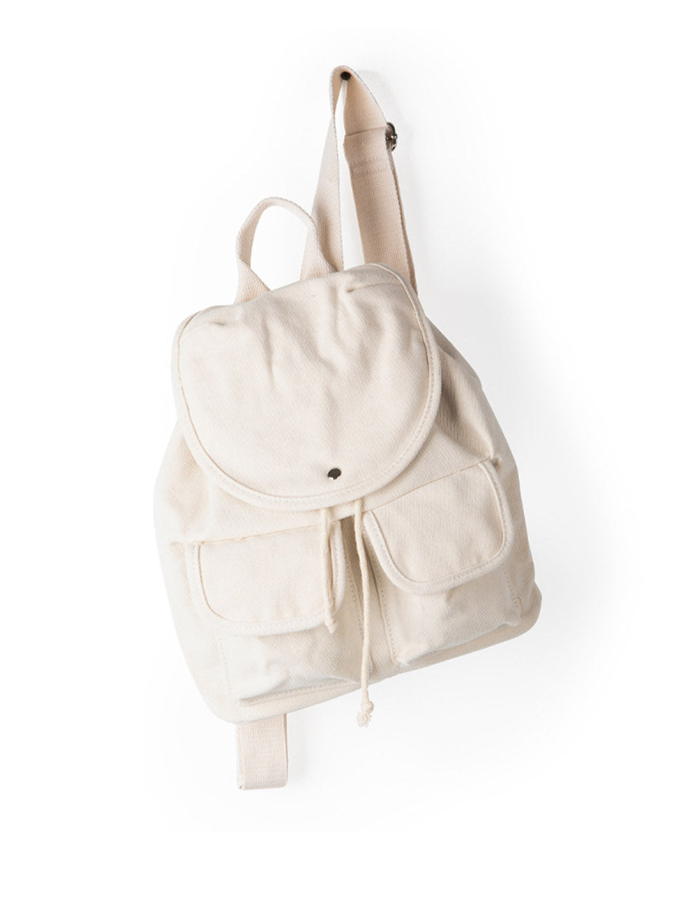 Simple Large Capacity Canvas Drawstring Backpack DP25E928