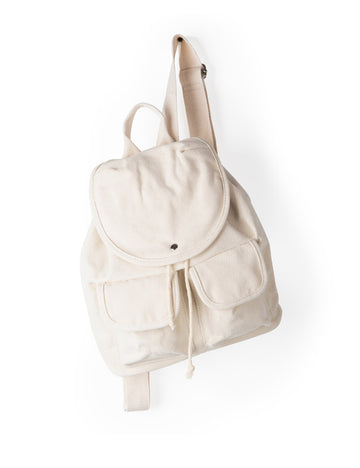 Simple Large Capacity Canvas Drawstring Backpack DP25E928