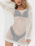 Loose Flare Sleeve Knit Cover Up - DippedShop Wholesale - #8563