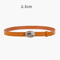 Minimalist Solid Color Leather Waist Belt MK2LEEP6W6JBT34