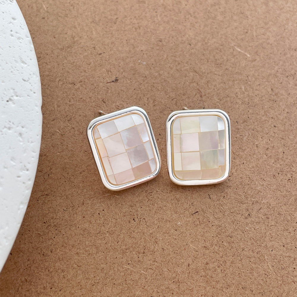 Natural Shell Stud Earrings - DippedShop Wholesale - #6611