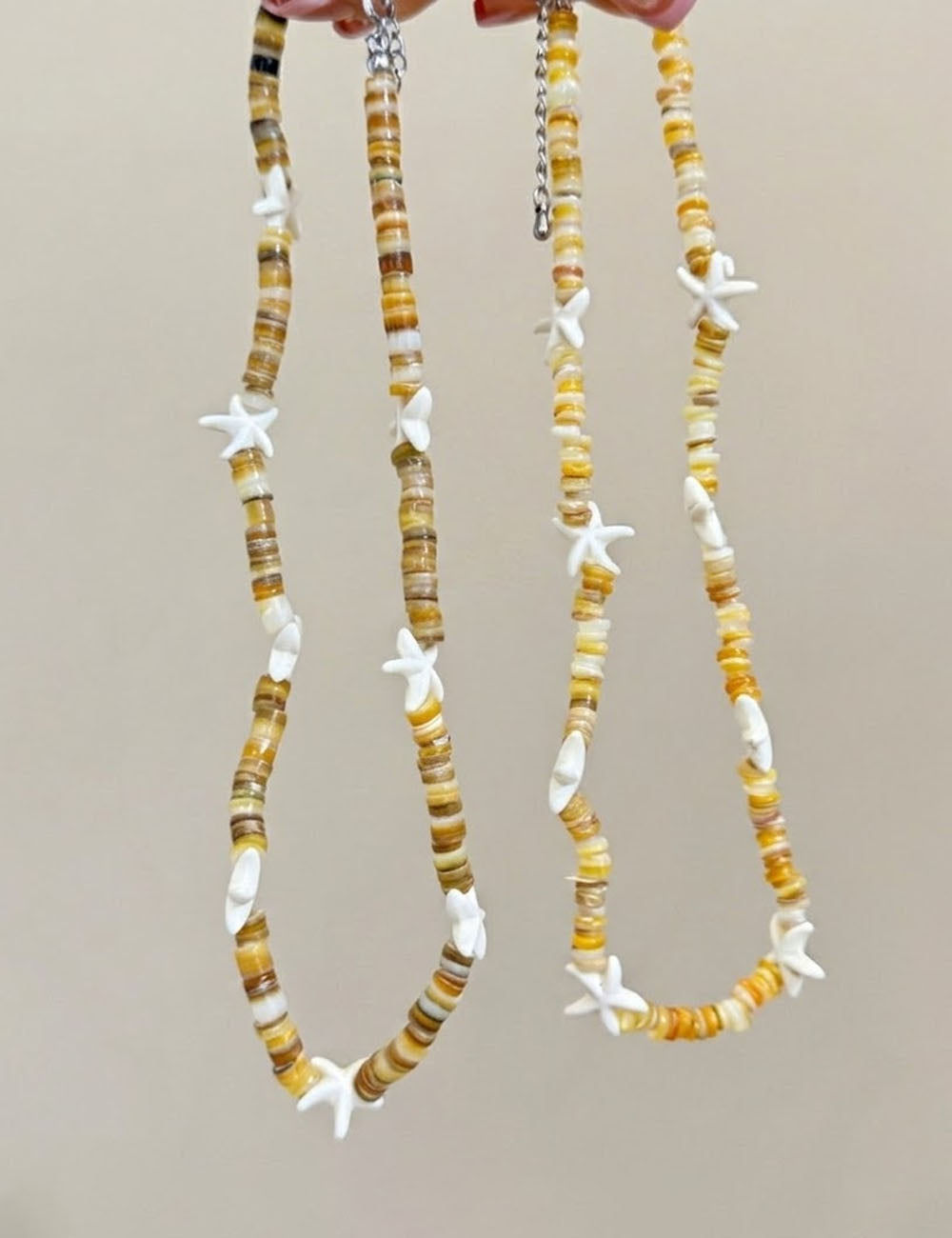 Vintage Starfish Beaded Necklace - DippedShop Wholesale - #8387