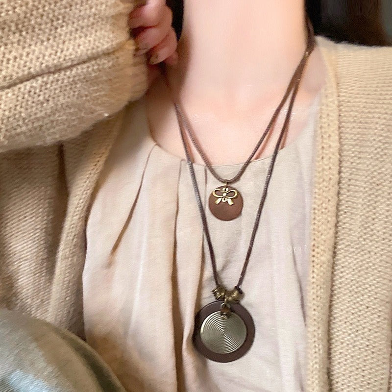 Minimalist Double Layer Starfish Necklace - DippedShop Wholesale - #5091