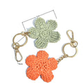 Minimalist Handmade Raffia Flower Keychain Bag Charm MK2ZCAS6W10BBC51