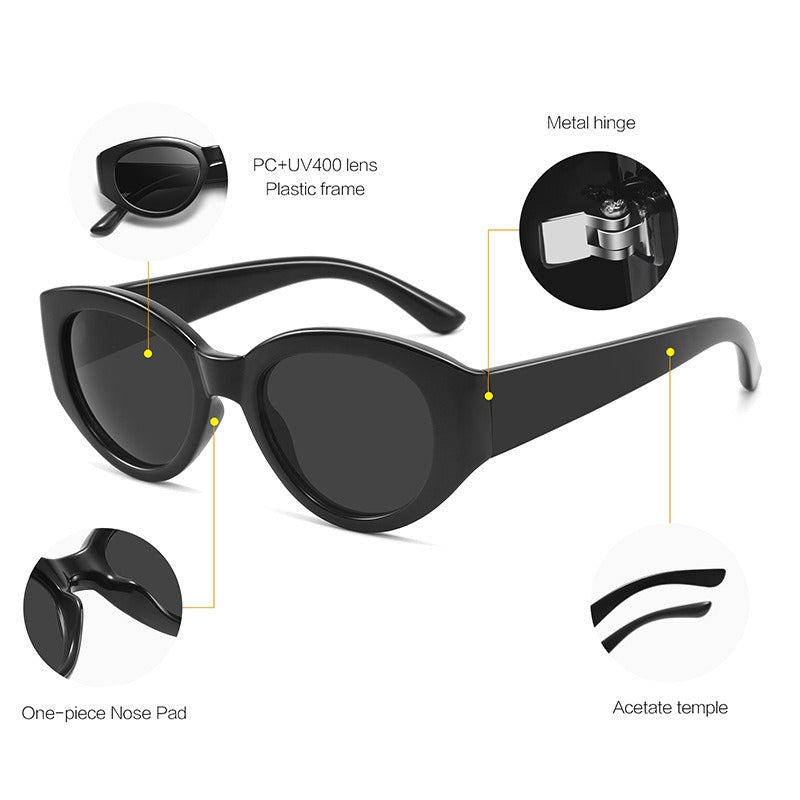 Trendy Polarized Cat Eye Sunglasses - DippedShop Wholesale - #8211