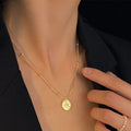 Gold Plated Pendant Necklace - DippedShop Wholesale - #6947
