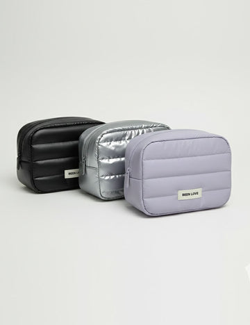 Solid Color Puffer Portable Cosmetic Bag DP25H564